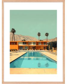 Affiche - Villa California 05 (30x40 cm) - Hartman AI