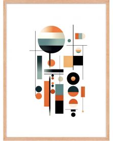 Poster Modern Abstract 06 (30x40 cm) - Hartman AI