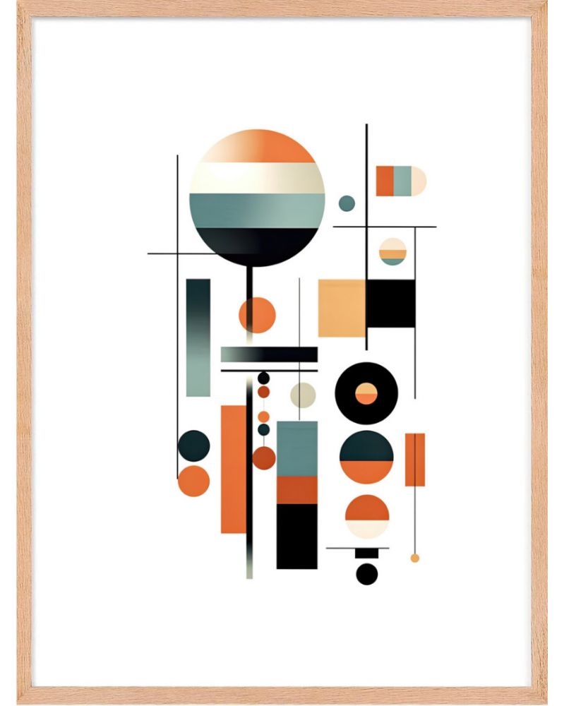 Affiche - Modern Abstract 06 (30x40 cm) - Hartman AI