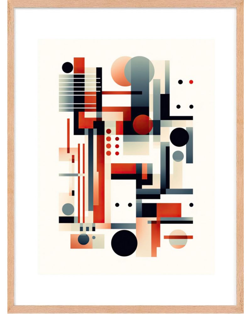 Affiche - Modern Abstract 05 (30x40 cm) - Hartman AI