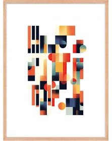 Affiche - Modern Abstract 04 (30x40 cm) - Hartman AI