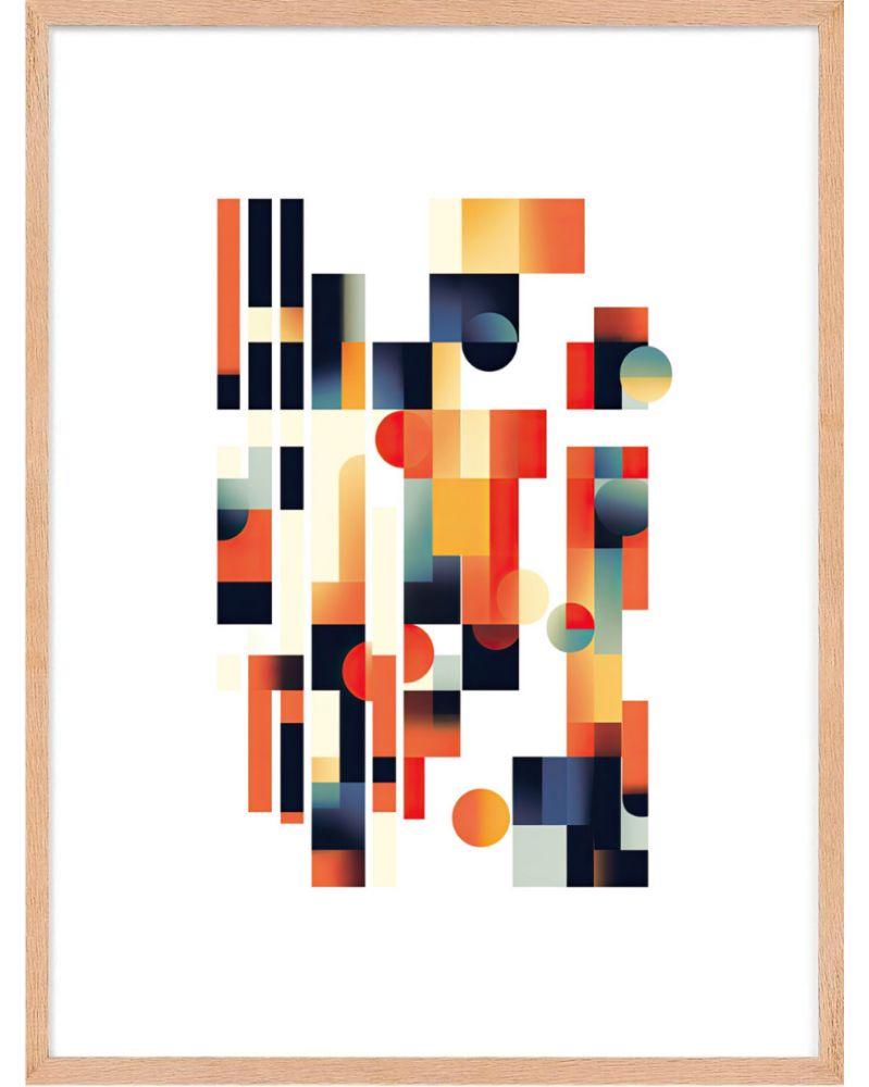 Poster - Modern Abstract 04 (30x40 cm) - Hartman AI