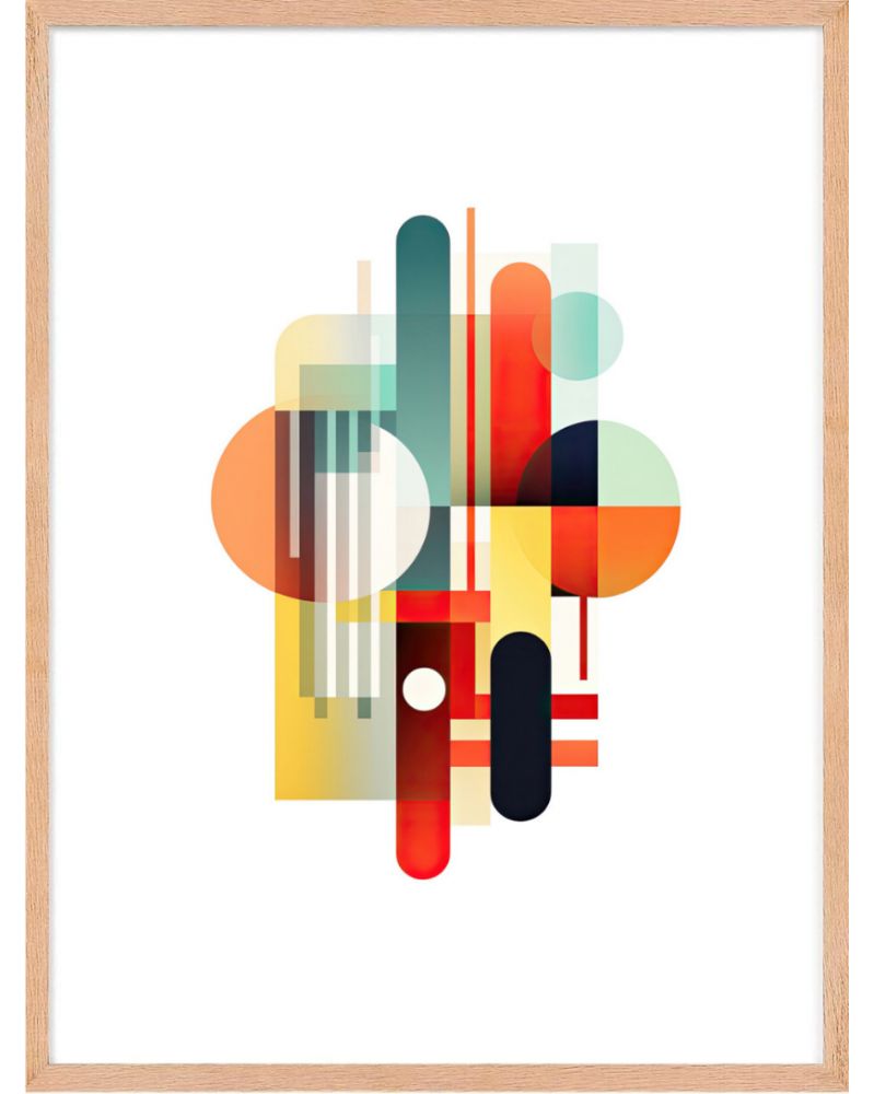 Poster - Modern Abstract 02 (30x40 cm) - Hartman AI Poster - Modern Abstract 02 (30x40 cm) - Hartman AI