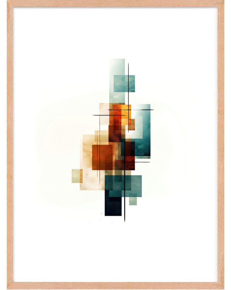 Affiche - Modern Abstract 01 (30x40 cm) - Hartman AI