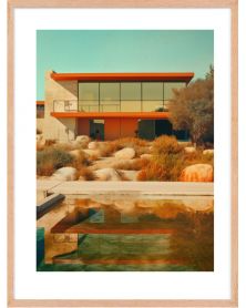 Affiche - Villa California 02 (30x40 cm) - Hartman AI