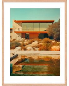 Poster - Villa California 02 (30x40 cm) - Hartman AI