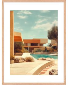 Affiche - Villa California 01 (30x40 cm) - Hartman AI