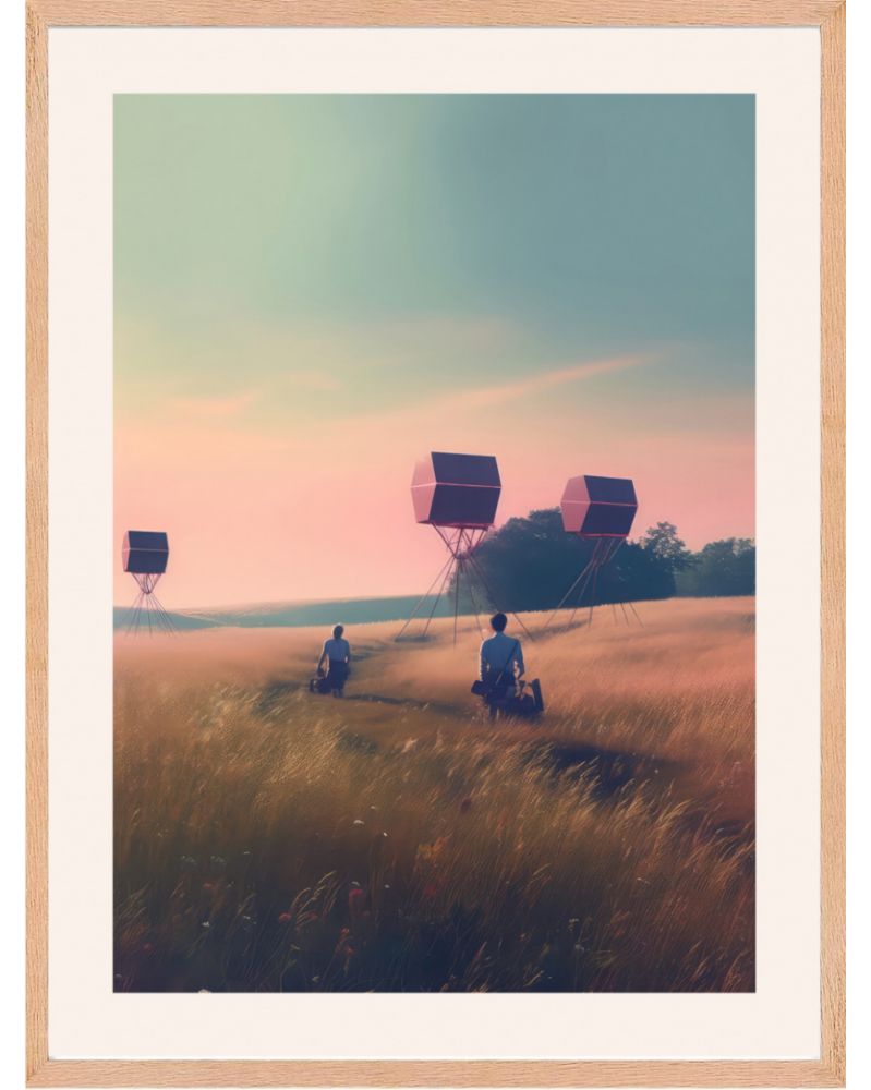 Affiche - Futunature 02 (30x40 cm) - Hartman AI