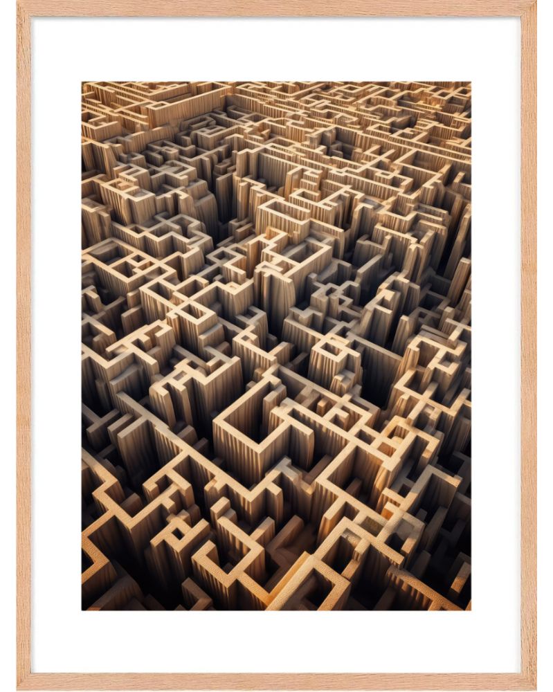 Affiche - Pattern Discovery 07 (30x40 cm) - Hartman AI