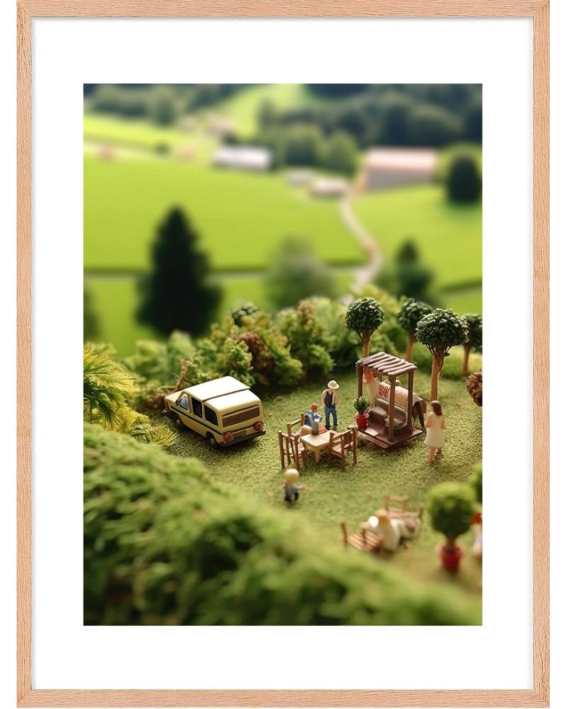 Affiche - Mini World 01 (30x40 cm) - Hartman AI