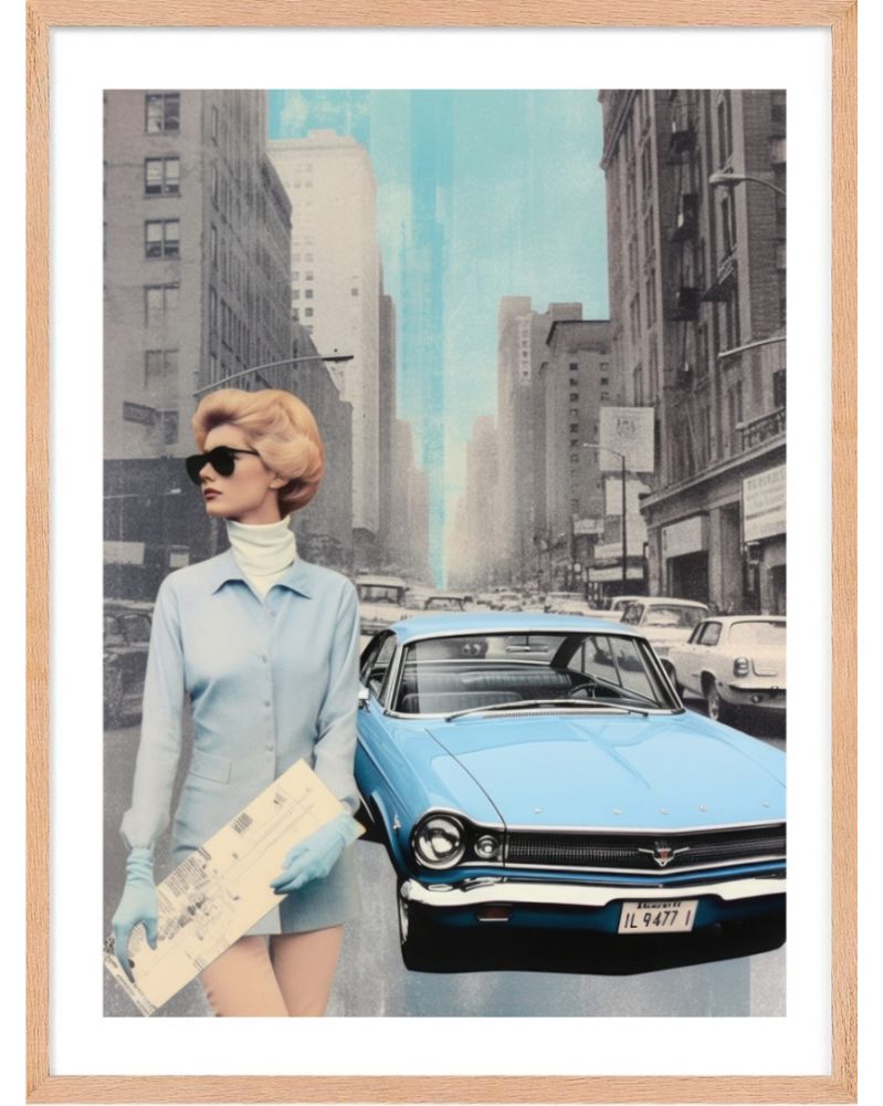 Poster - 60's Collages 10 (30x40 cm) - Hartman AI