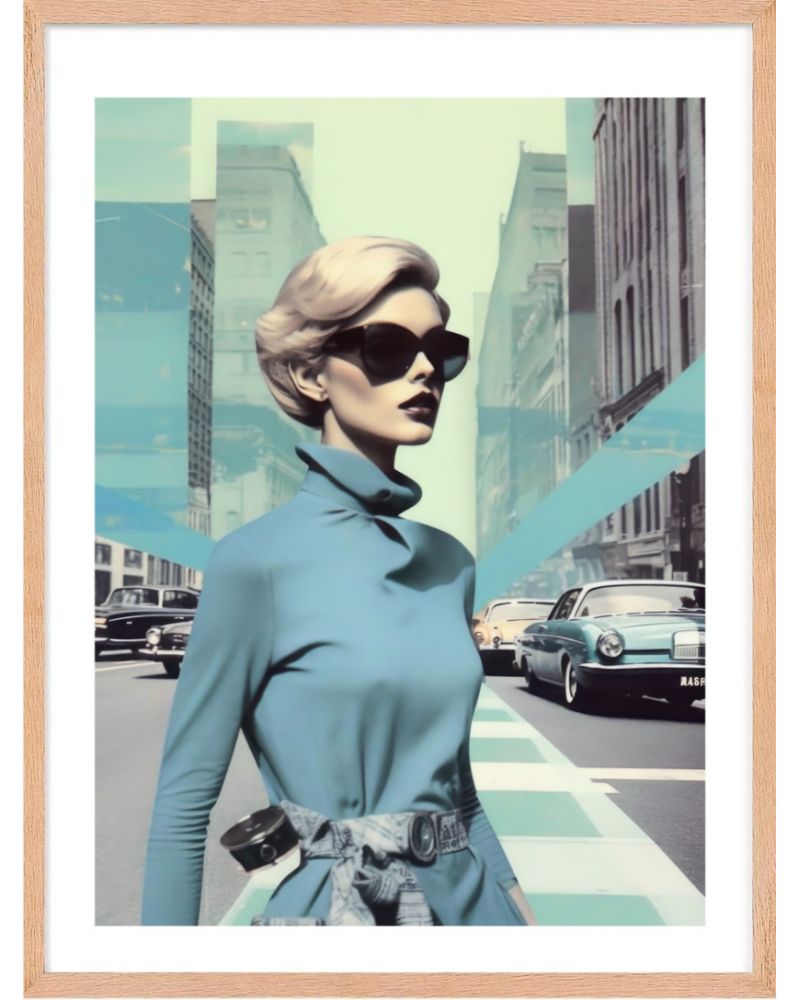 Affiche - 60's Collages 09 (30x40 cm) - Hartman AI