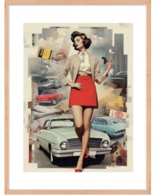 Affiche - 60's Collages 06 (30x40 cm) - Hartman AI