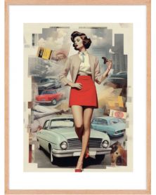 Poster - 60's Collages 06 (30x40 cm) - Hartman AI