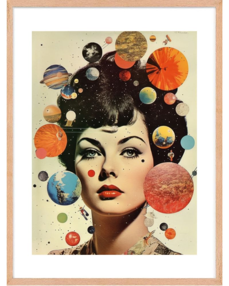 Affiche - 60's Collages 05 (30x40 cm) - Hartman AI