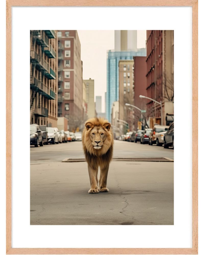 Poster - Urban Zoo 01 (30x40 cm) - Hartman AI