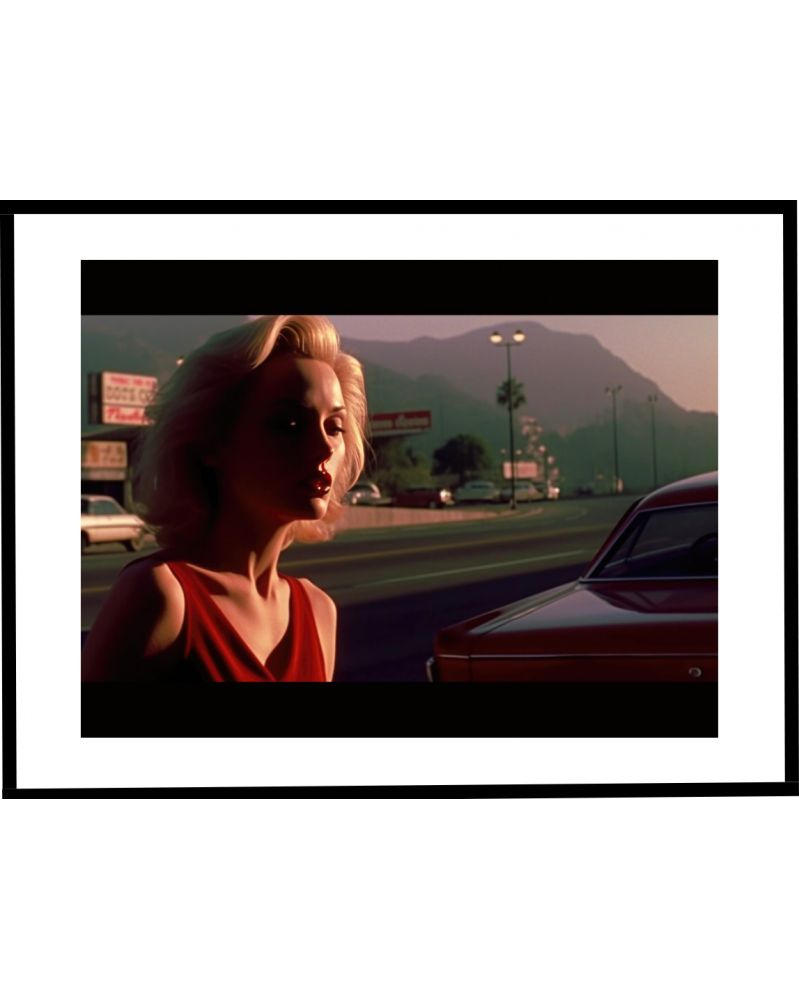 Poster - Lost Roads to Hollywood 05 (30x40 cm) - Hartman AI