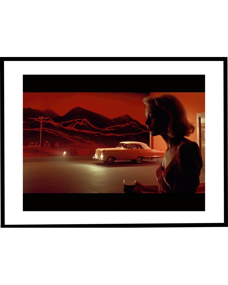 Poster - Lost Roads to Hollywood 03 (30x40 cm) - Hartman AI