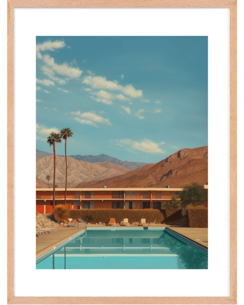 Affiche - Villa California 03 (30x40 cm) - Hartman AI