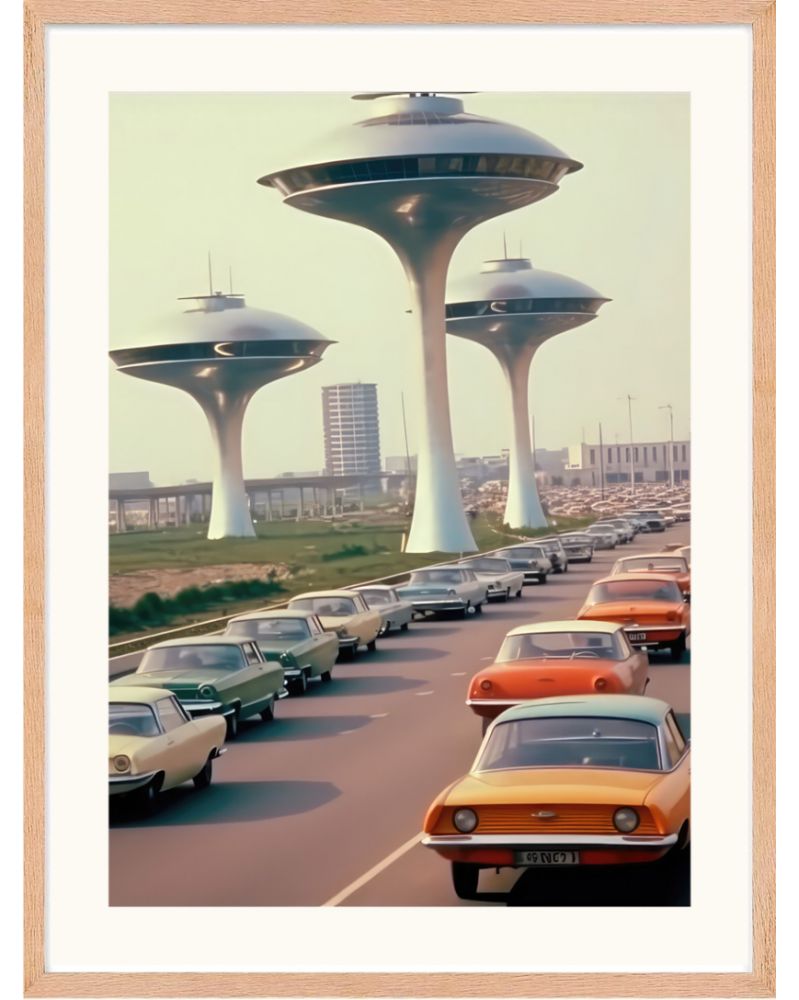 Affiche - Retro Future 17 (30x40 cm) - Hartman AI