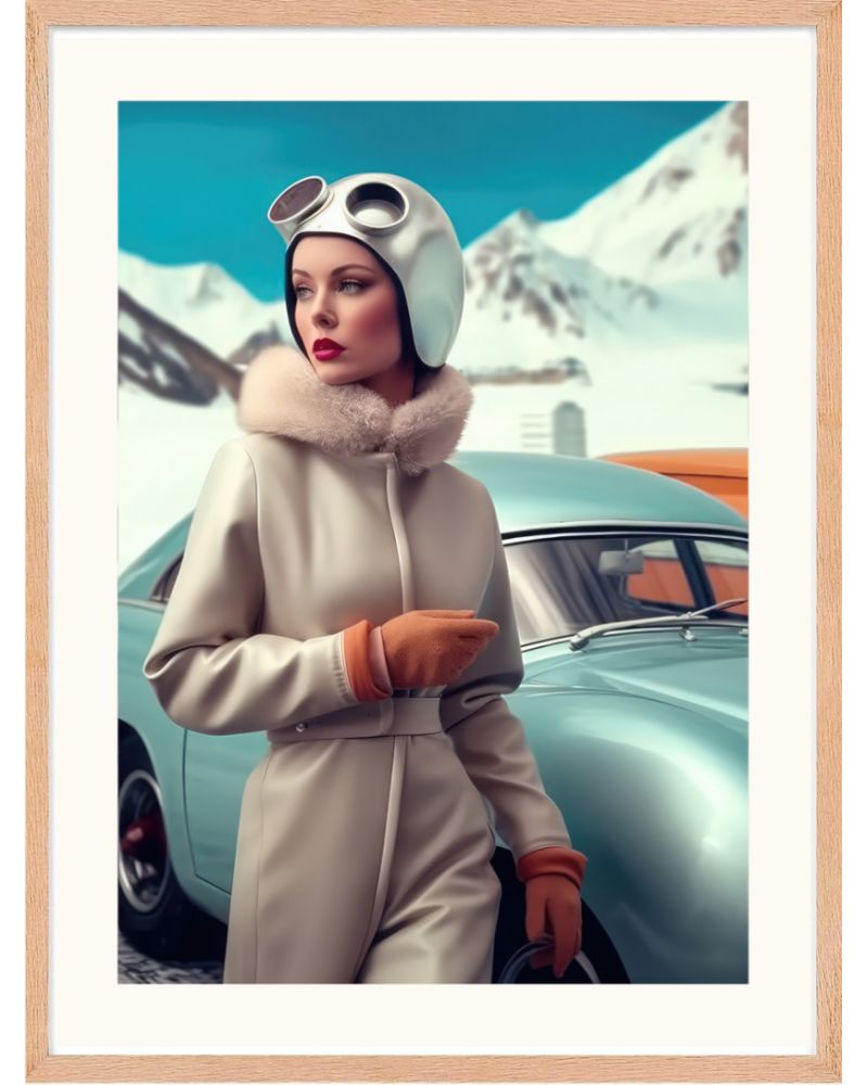 Affiche - Retro Future 16 (30x40 cm) - Hartman AI