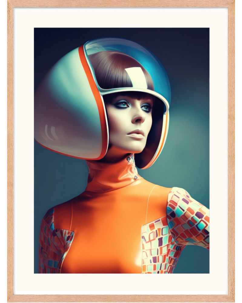 Affiche - Retro Future 14 (30x40 cm) - Hartman AI