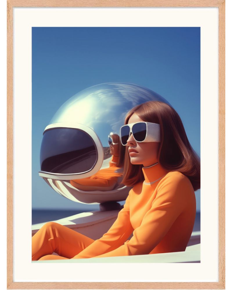 Affiche - Retro Future 09 (30x40 cm) - Hartman AI