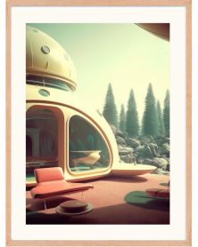 Affiche - Retro Future 07 (30x40 cm) - Hartman AI