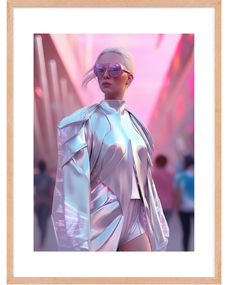 Affiche - La Mode de Demain 05 (30x40 cm) - Hartman AI Affiche - La Mode de Demain 05 (30x40 cm) - Hartman AI