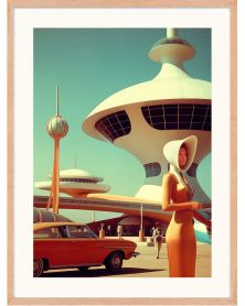 Affiche - Retro Future 01 (30x40 cm) - Hartman AI