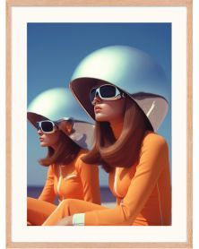 Affiche - Retro Future 05 (50x70 cm) - Hartman AI