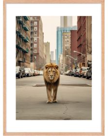 Poster - Urban Zoo 01 (50x70 cm) - Hartman AI